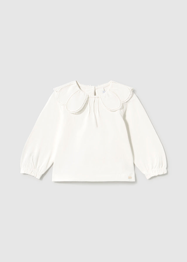 Mayoral Long sleeve T-shirt - Natural