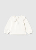 Mayoral Long sleeve T-shirt - Natural