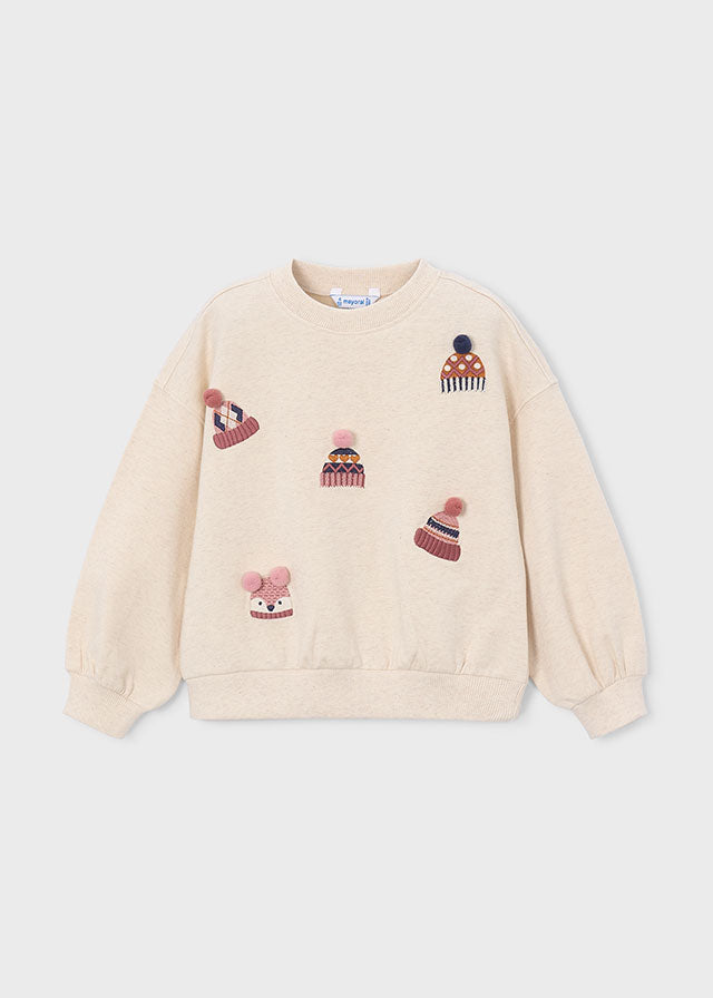 Mayoral Embroidered pullover - Seed