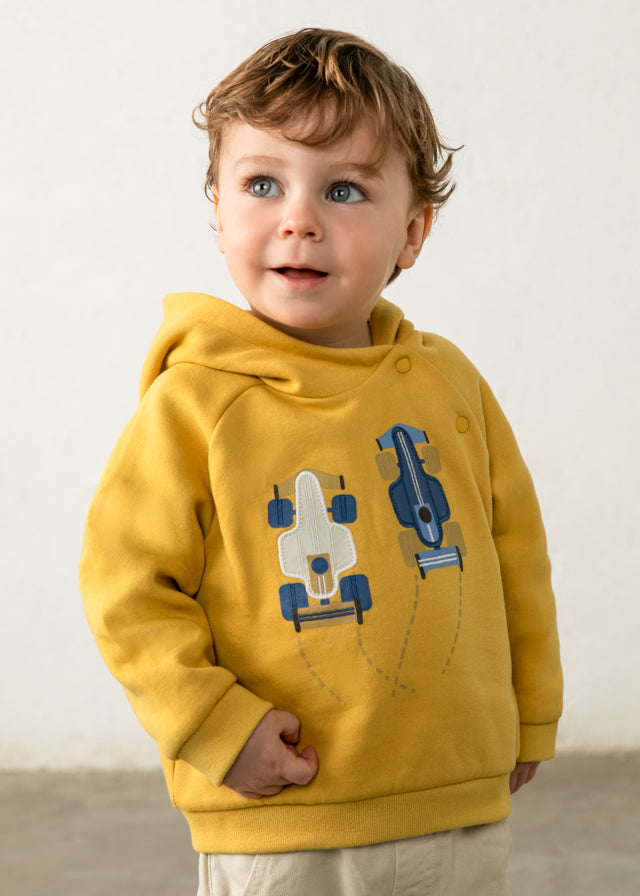 Mayoral Hooded pullover - Custards