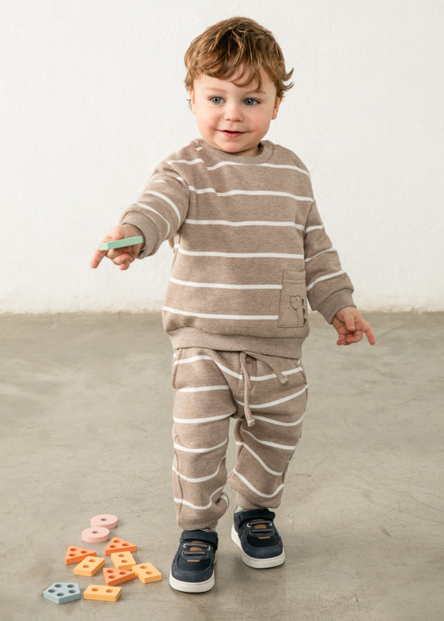 Mayoral Patterned pants - H. Truffle