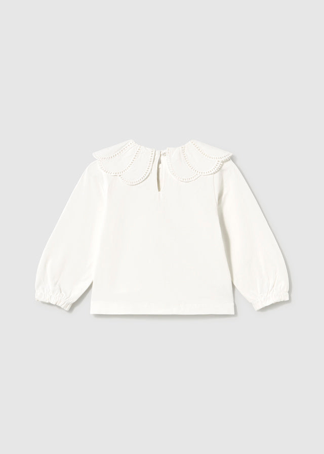 Mayoral Long sleeve T-shirt - Natural
