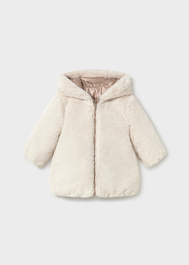 Mayoral Reversible faux fur jacket - Bronze