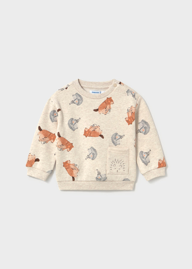 Mayoral Patterned pullover - Tofu