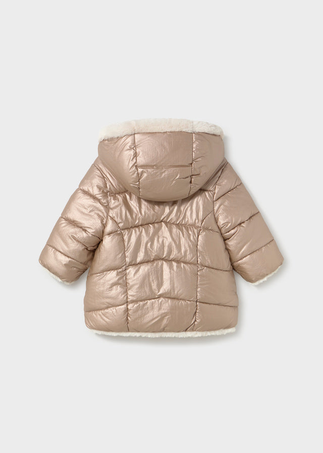 Mayoral Reversible faux fur jacket - Bronze