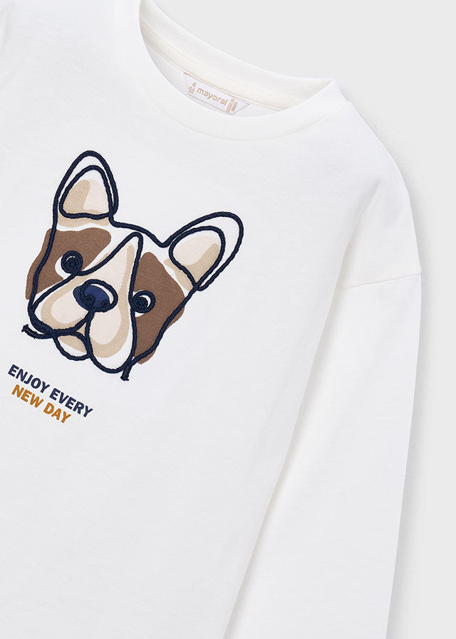 Mayoral Long sleeve shirt - Ivory