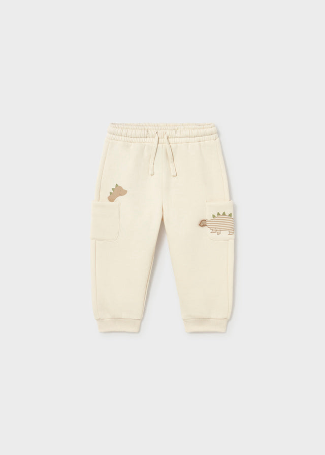 Mayoral Play terry pants - Light khaki