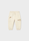 Mayoral Play terry pants - Light khaki