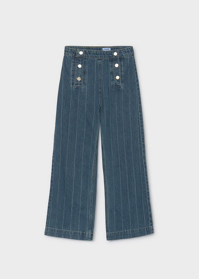 Mayoral Wide leg denim pants - Medium