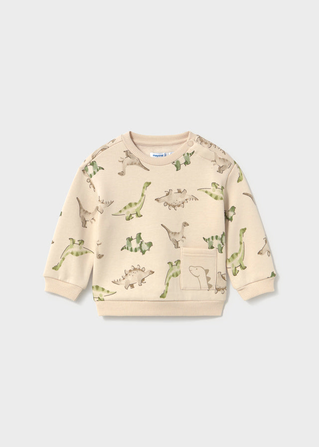 Mayoral Patterned pullover - Light Taupe