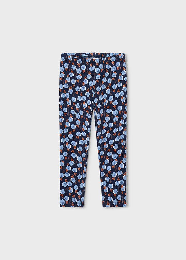 Mayoral Knit printed leggings - Navy