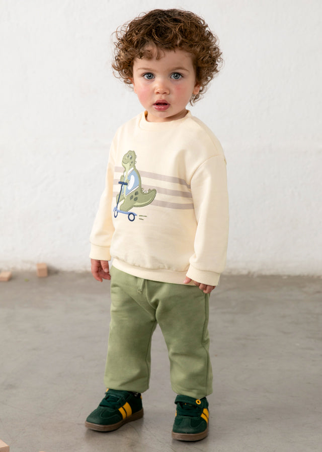 Mayoral 2 piece pullover tracksuit - Bayleaf