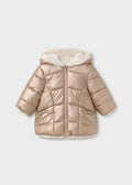 Mayoral Reversible faux fur jacket - Bronze