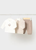 Mayoral 3 piece tracksuit - Heather mocha