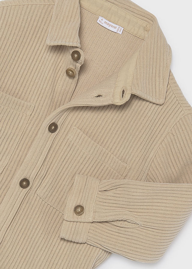 Mayoral Corduroy overshirt - Cereal
