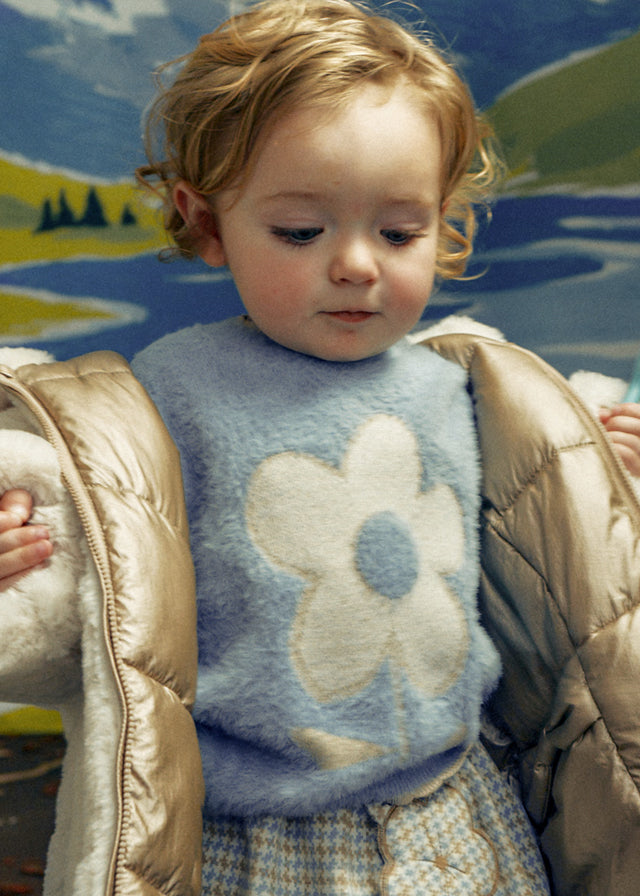 Mayoral Reversible faux fur jacket - Bronze