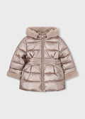 Mayoral Metallic faux fur puffer jacket - Mole
