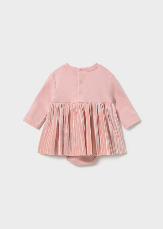 Mayoral Matched romper - Baby rose
