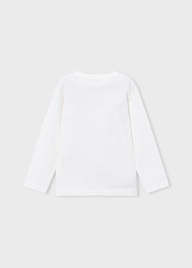 Mayoral Long sleeve shirt - Ivory