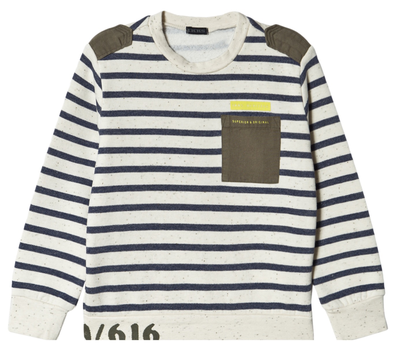 IKKS Cream Stripe Sweater XR15103