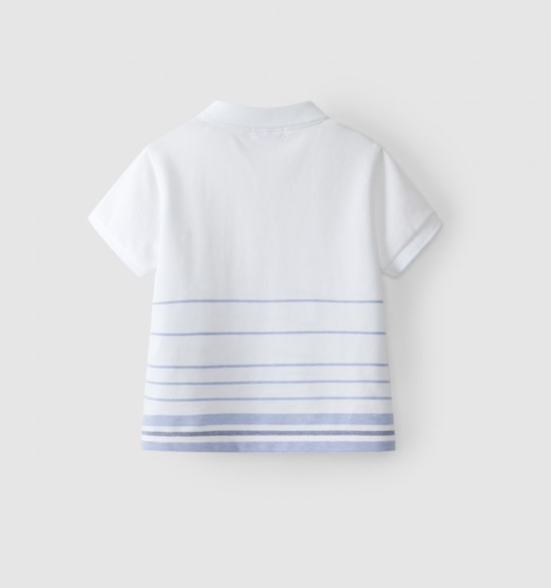 Laranjinha White Stripe Polo Shirt V2927