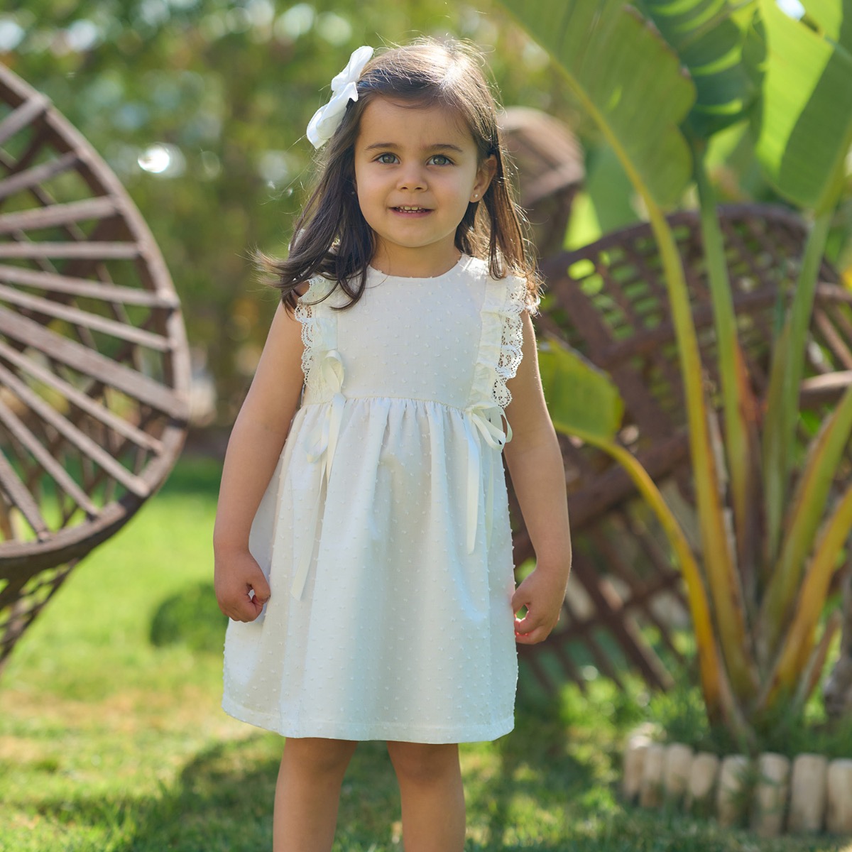 Rapife Cream Cotton Dress 5271C25