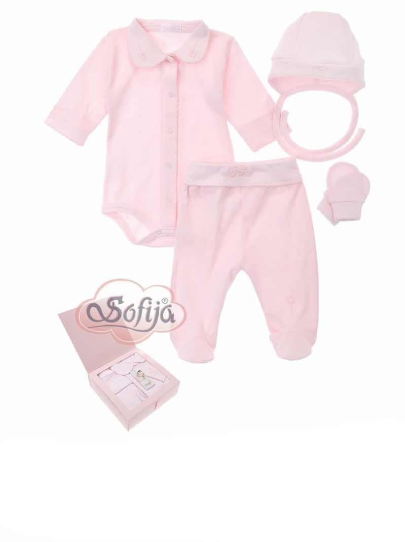 Sofija Pink 4pc Set