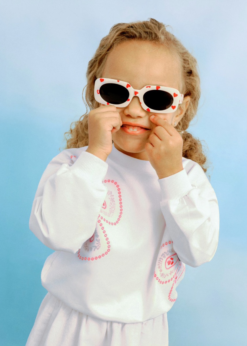 Mayoral Cream Embroidered Sweater 3402