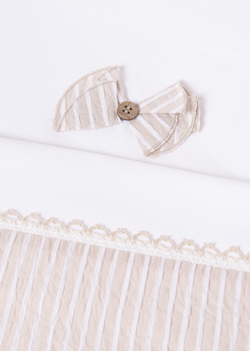 Mayoral Baby Cream Stripe Blanket 9858