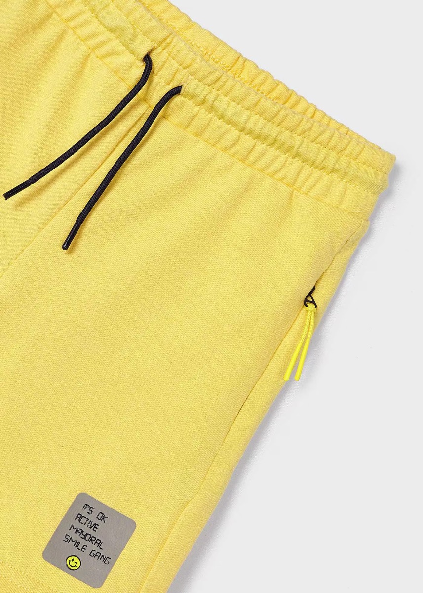 Mayoral Yellow Sweat Shorts 3277
