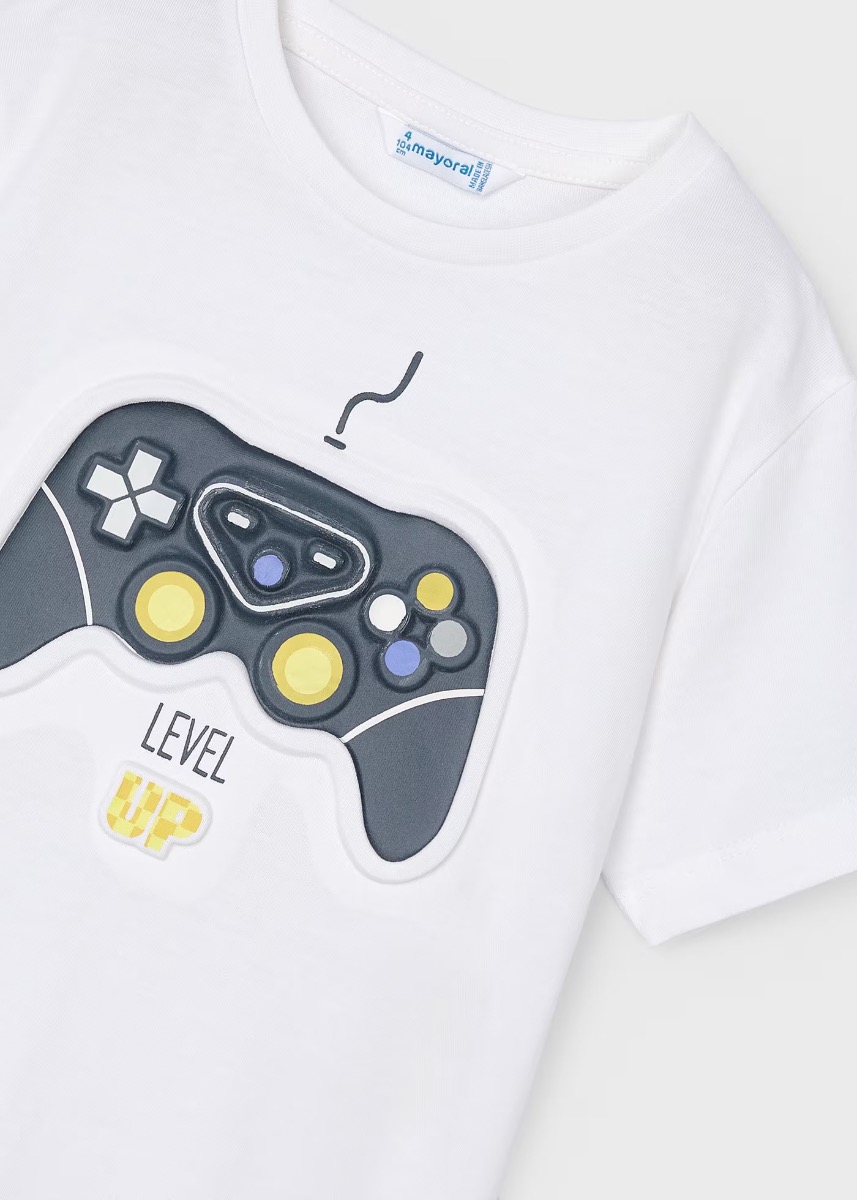 Mayoral White Controller T-shirt 3016