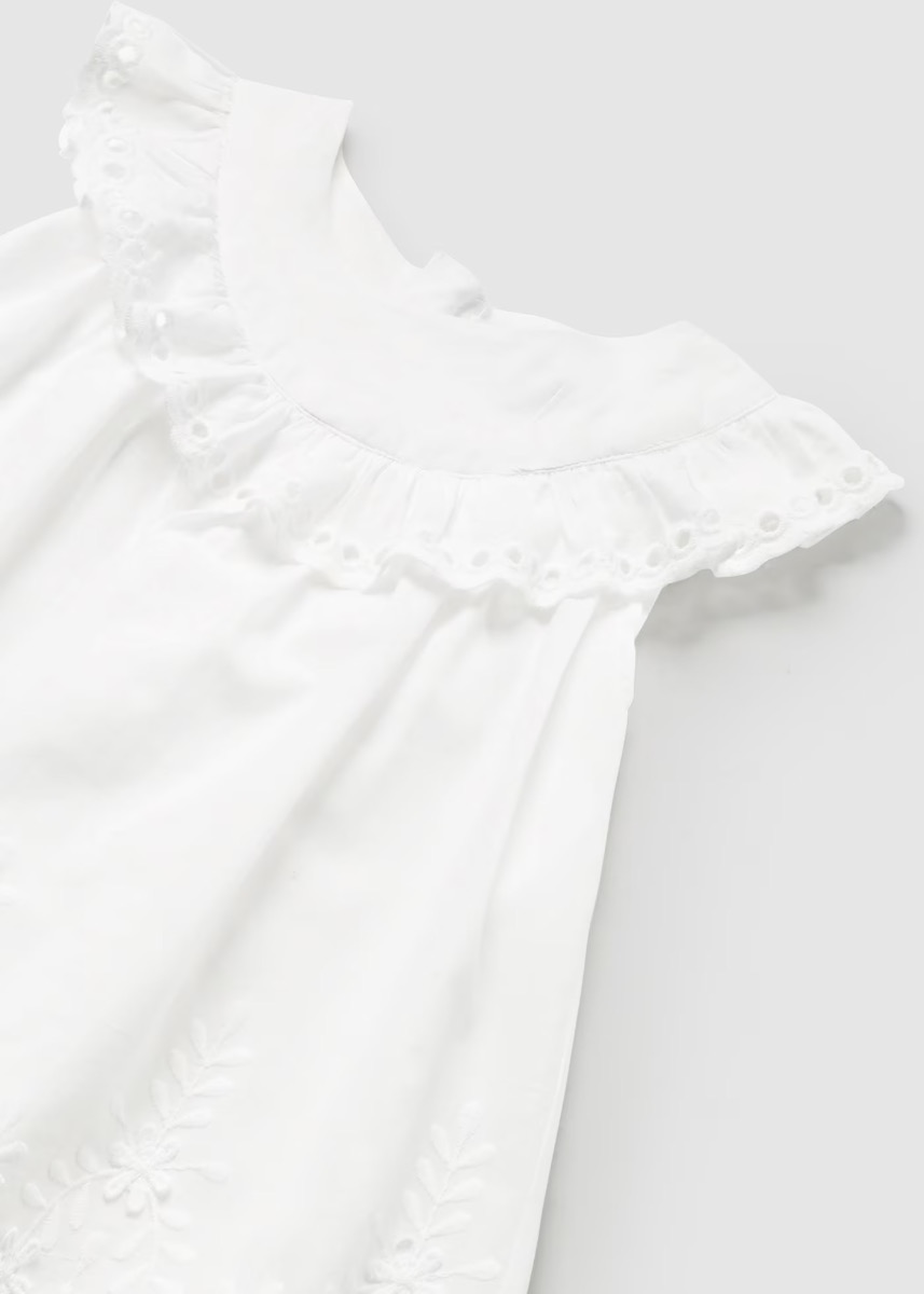 Mayoral Toddler White Dress 1915