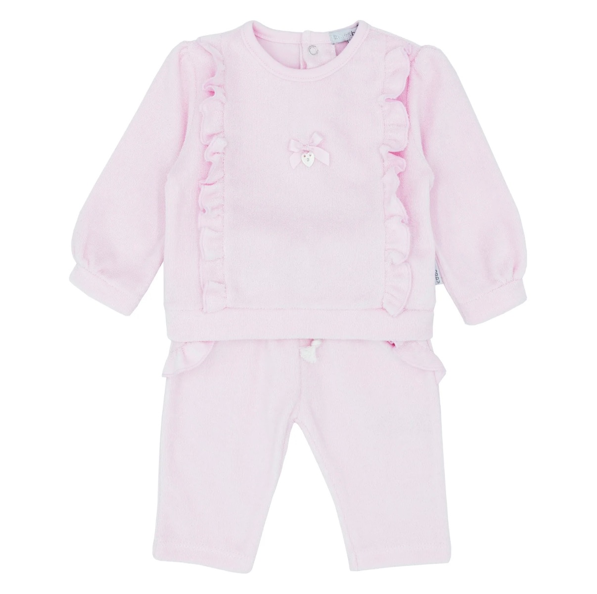 Blues Baby Pink Towelling Tracksuit BB1280