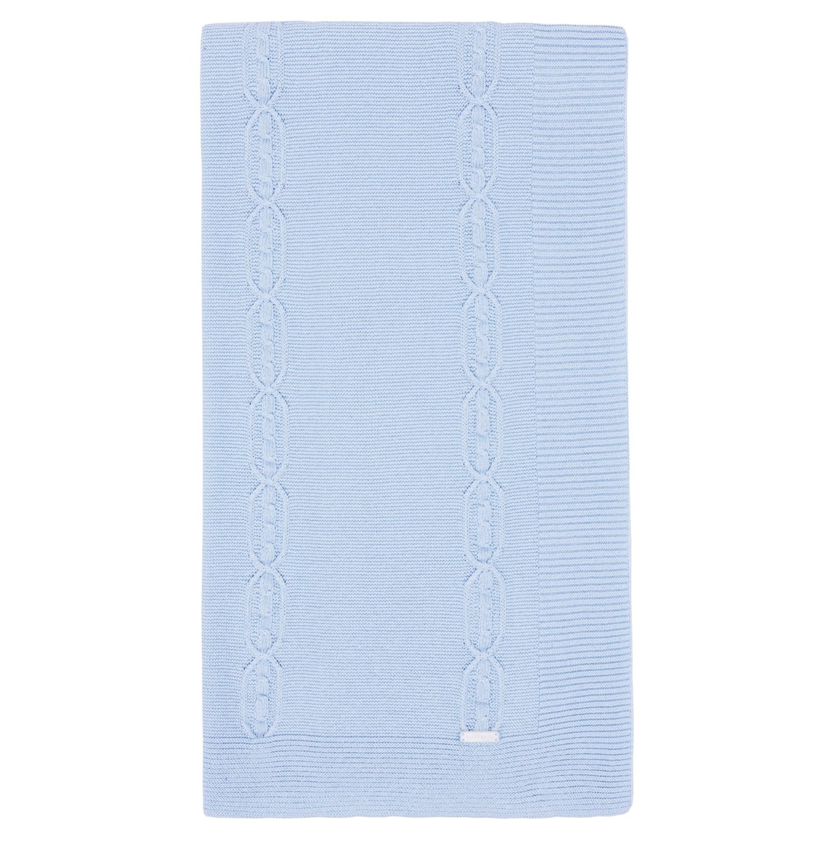 Blues Baby Blue Knitted Blanket BB1369
