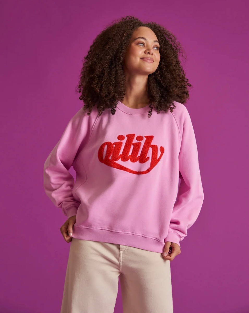 Oilily Women’s Pink Homerun Sweater F23WHJ4026