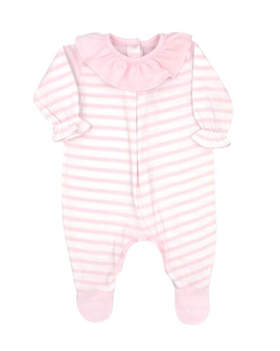 Rapife Pink Stripe Babygrow 4105