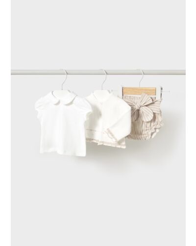 Mayoral Beige 3pc Set 1254