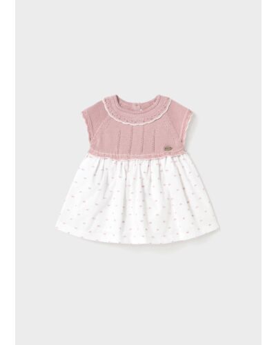 Mayoral Toddler Pink Knit Dress 1849