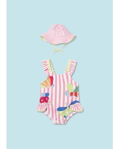 Mayoral Baby Swimsuit & Hat 1793