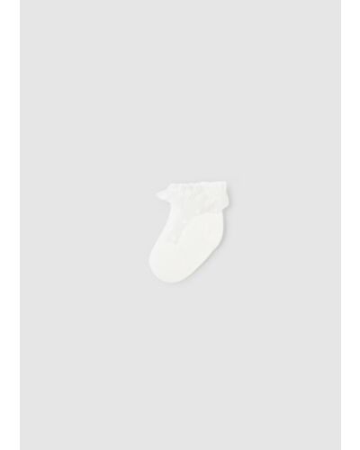 Mayoral Baby White Ankle Socks 9712
