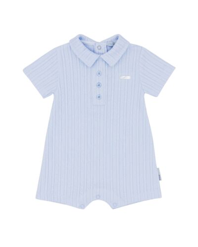 Blues Baby Blue Cable Romper BB1270