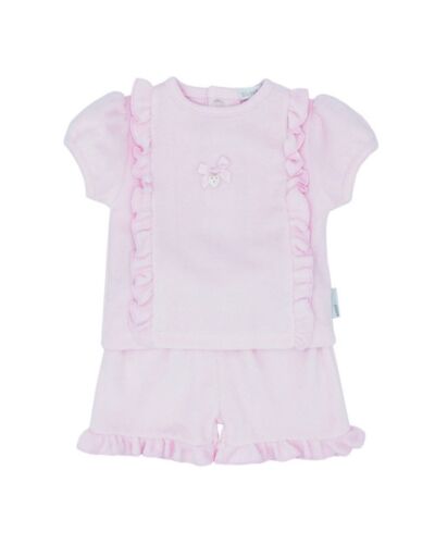 Blues Baby Pink Towelling Short Set BB1284