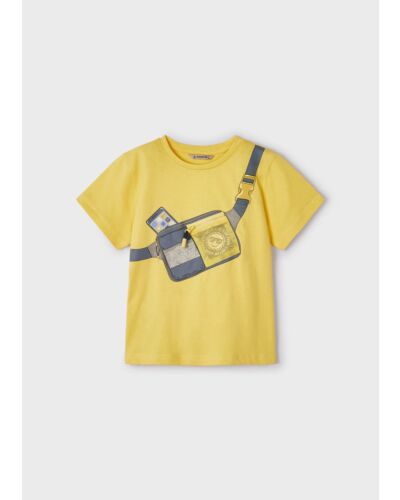 Mayoral Yellow Print T-shirt 3018