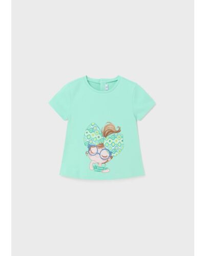 Mayoral Toddler Green Print T-shirt 1014